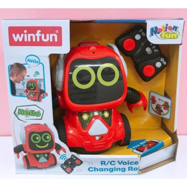 Đồ chơi Robot thu âm giọng nói , biết nhảy và điều khiển từ xa WINFUN 1149 - Tiêu chuẩn châu Âu - BPA free