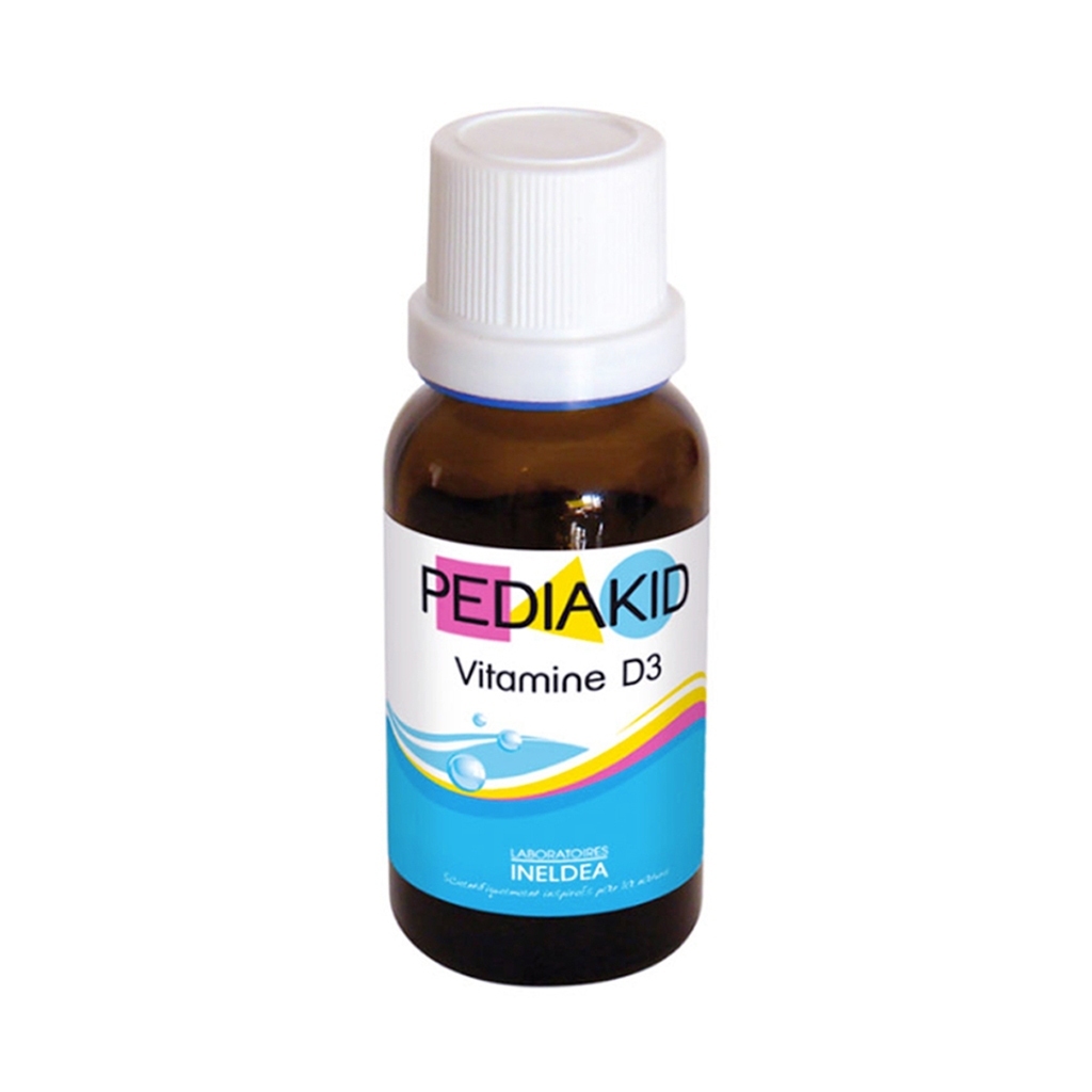 Vitamin D3 Thuần Cho Trẻ Sơ Sinh Pediakid Vitamin D3 Giúp Bé Ngủ Ngon, Giảm Quấy Khóc Đêm, Tăng Hấp Thu Canxi ( 20ml)