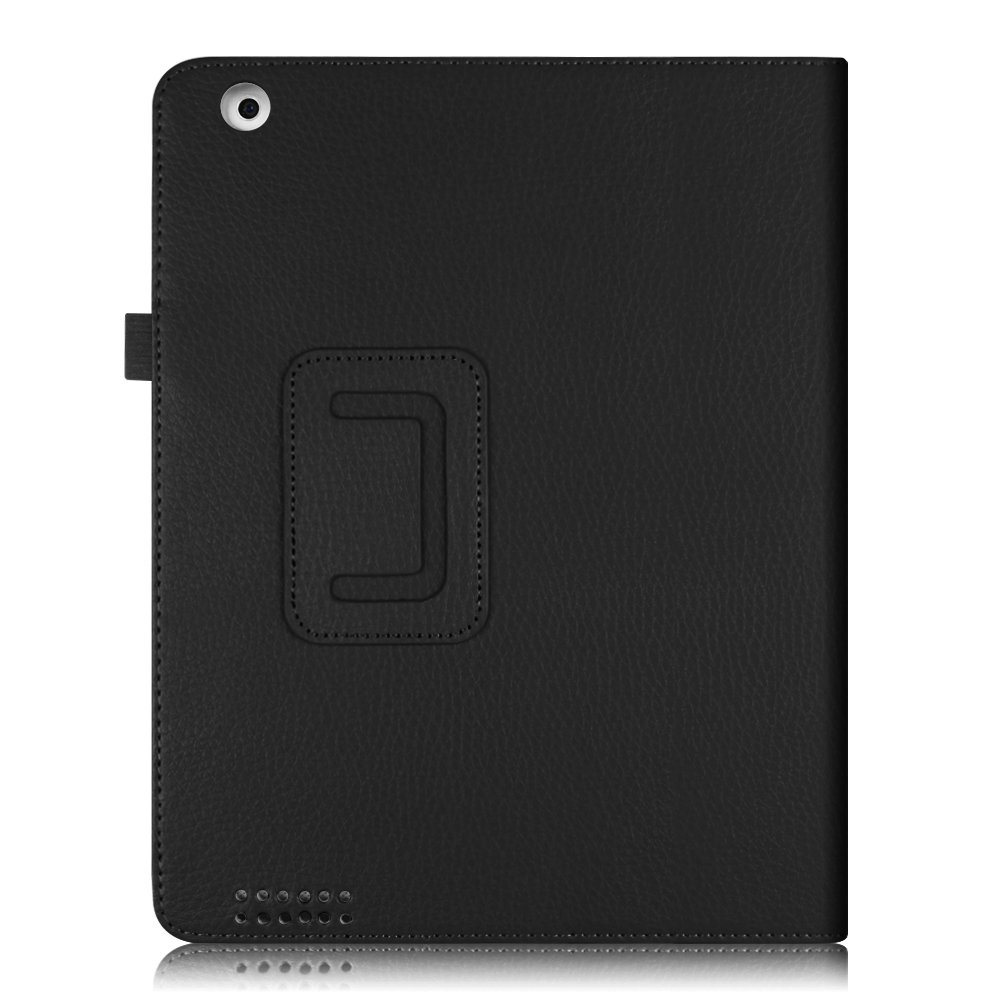 Bao da 2 góc xoay dành cho ipad 2/3/4 - Thiết kế sang trọng - Hàng chính hãng
