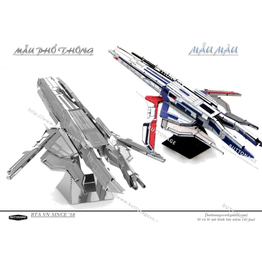 Mô Hình Lắp Ráp 3d Phi Thuyền Turian Cruiser