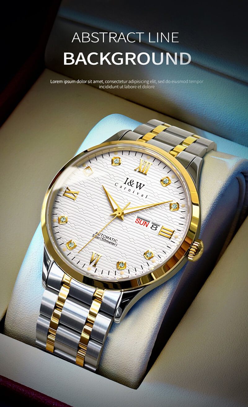 Đồng hồ nam chính hãng IW CARNIVAL IW651G-1 Kính sapphire ,chống xước ,Chống nước 50m ,Bảo hành 24 tháng,Máy cơ (Automatic),dây kim loại thép không gỉ 316L, thiết kế đơn giản dễ đeo