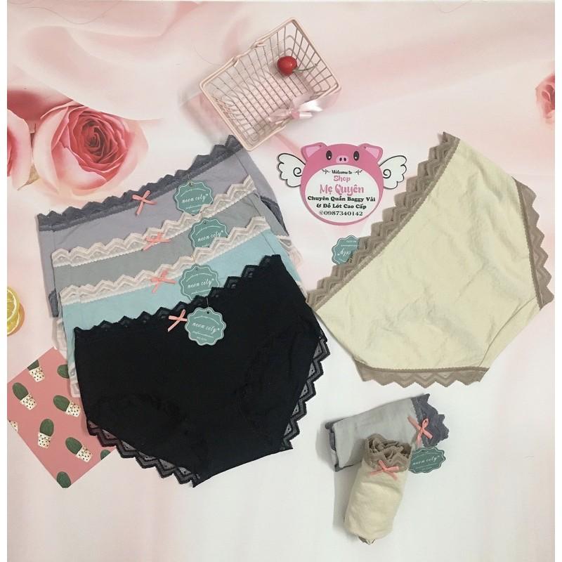Quần lót Cotton thông hơi phối ren quyến rũ