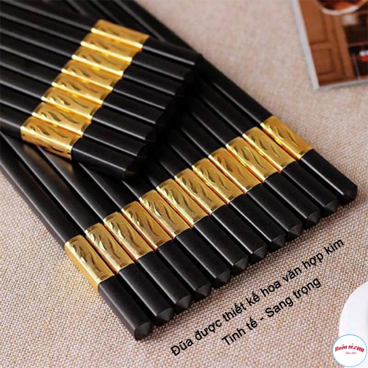 Combo 2 bộ đũa chống trơn trượt bọc hợp kim - br00333