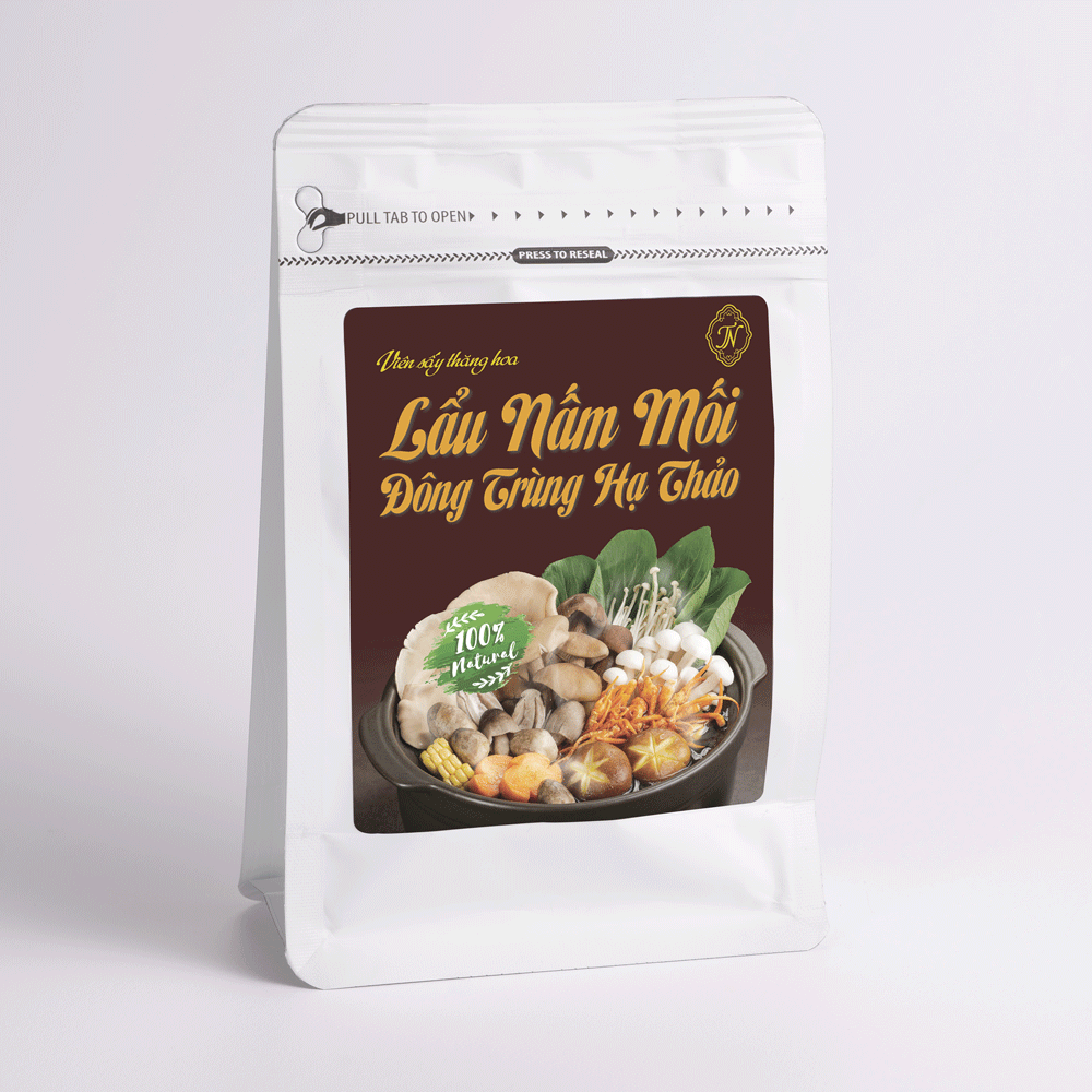 [COMBO] Set Đông Trùng Hạ Thảo Nhân Sâm (60g) + Lẩu Nấm Mối Đông Trùng Hạ Thảo