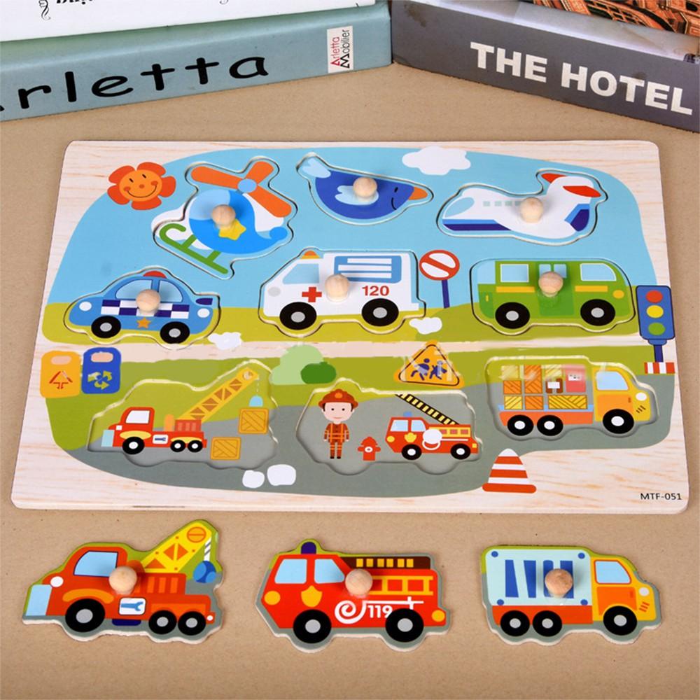 Combo 8 Bảng Núm Gỗ Cho Bé Size 20x30cm