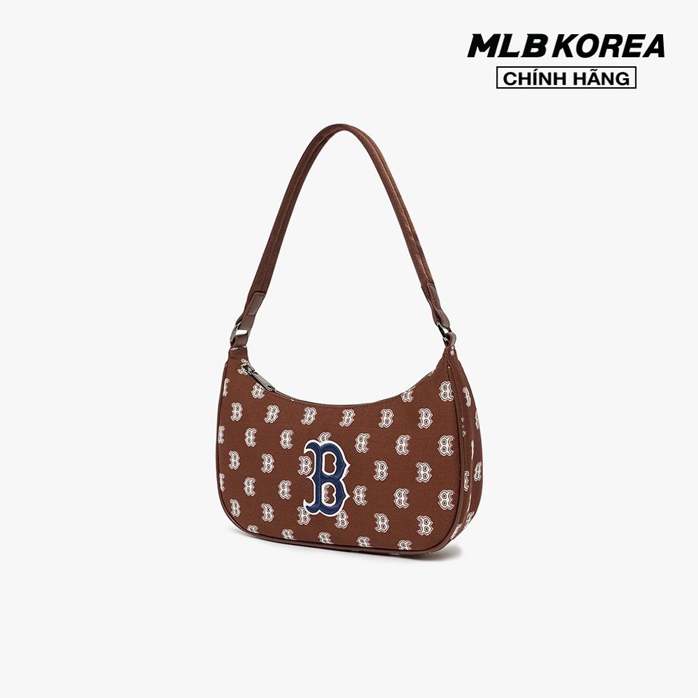 MLB - Túi đeo vai chữ nhật Classic Monogram Jacquard Hobo 3ABQS102N