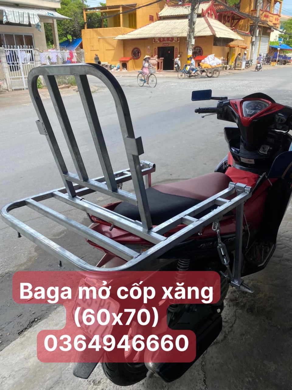 baga  Cho Máy (Giá Chở Hàng ).ngang 60cmx dài 70cm- nắp lớn