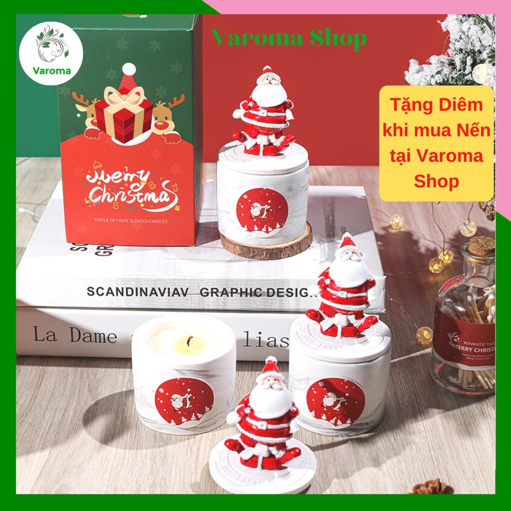 Nến Thơm Giáng Sinh Noel SANTA CLAUS Qùa Tặng Cao Cấp Phụ Kiện Làm Thơm Phòng Ngủ Khử Mùi NEN20