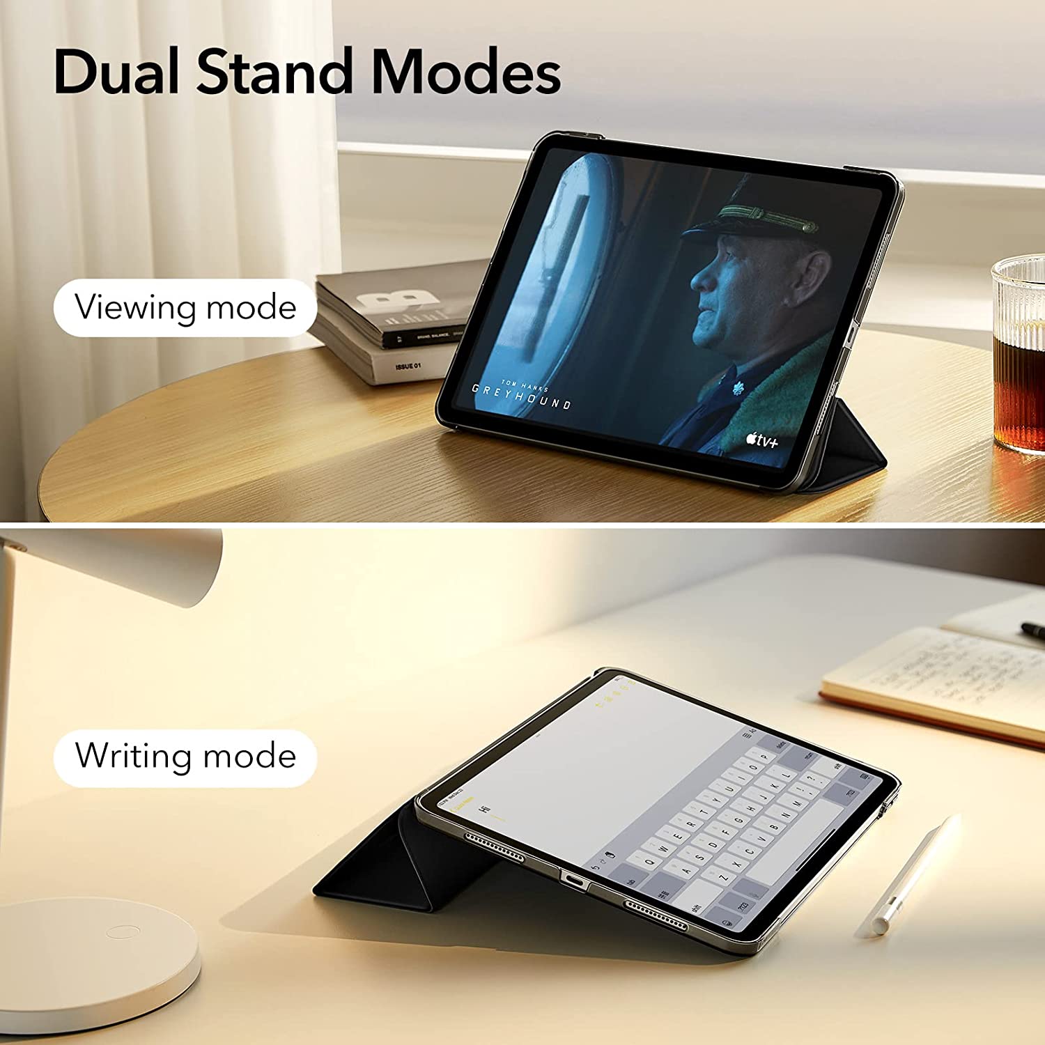 Bao da dành cho iPad Gen 10 10.9 inch 2022 ESR Ascend Trifold Case - Hàng Chính Hãng