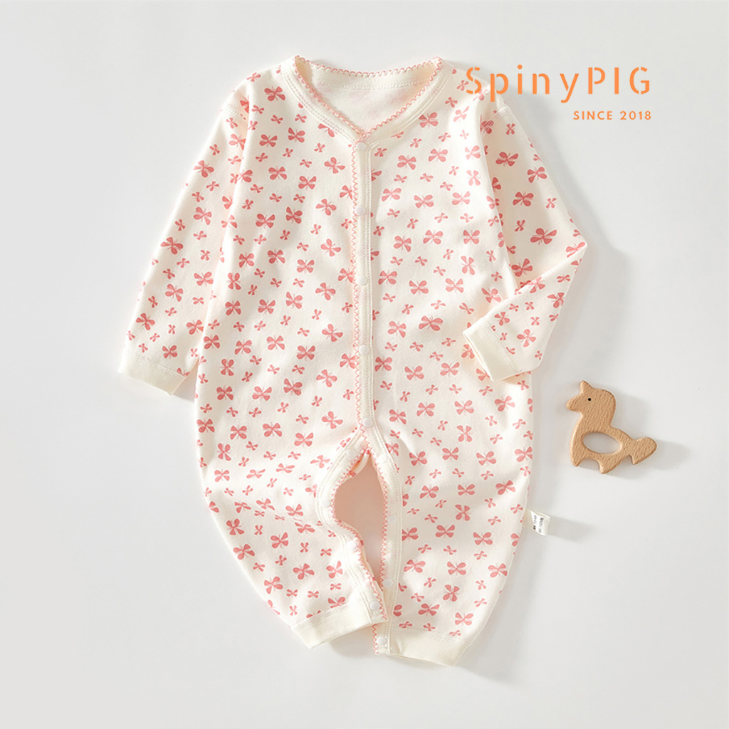 Bộ body cho bé sơ sinh 0-2 tuổi dài tay cotton mềm mại nhiều màu cực xinh cho bé trai bé gái mùa thu đông