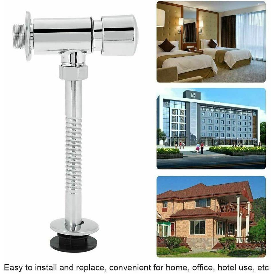 Toilet Hand Pressing Office Multifunction Urinal Flush Valve Manual Flushing Tool Hotel Durable Zinc Alloy HBJYT