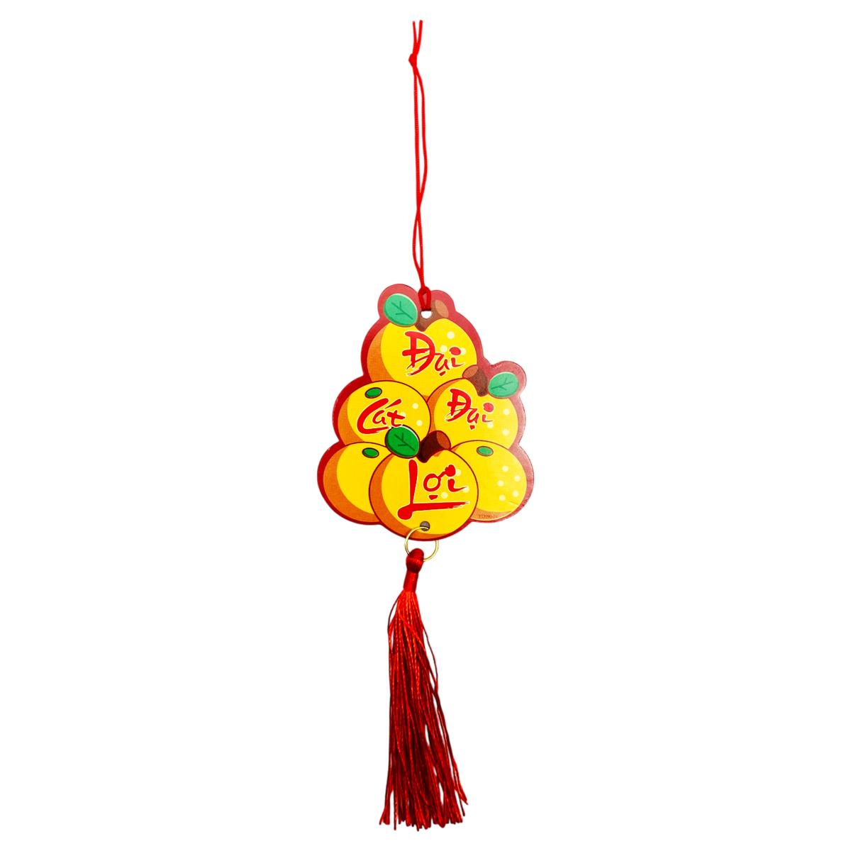 Vỉ 6 Dây Treo Trang Trí Tết 24 cm - H15-1 - Mẫu 1