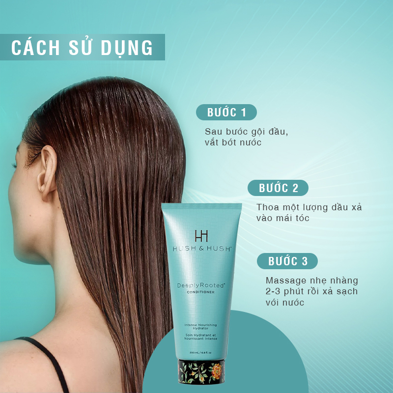 Dầu xả Hush And Hush DeeplyRooted Conditioner 100ml