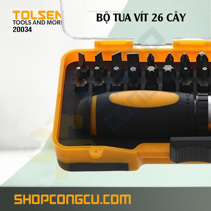 Bộ tua vít 26 cây Tolsen 20034