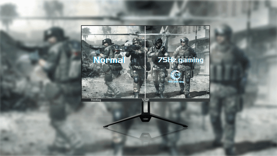 Màn hình Phẳng Tràn viền Gaming 24inch VSP V2408S - Hàng chính hãng TECH VISION phân phối