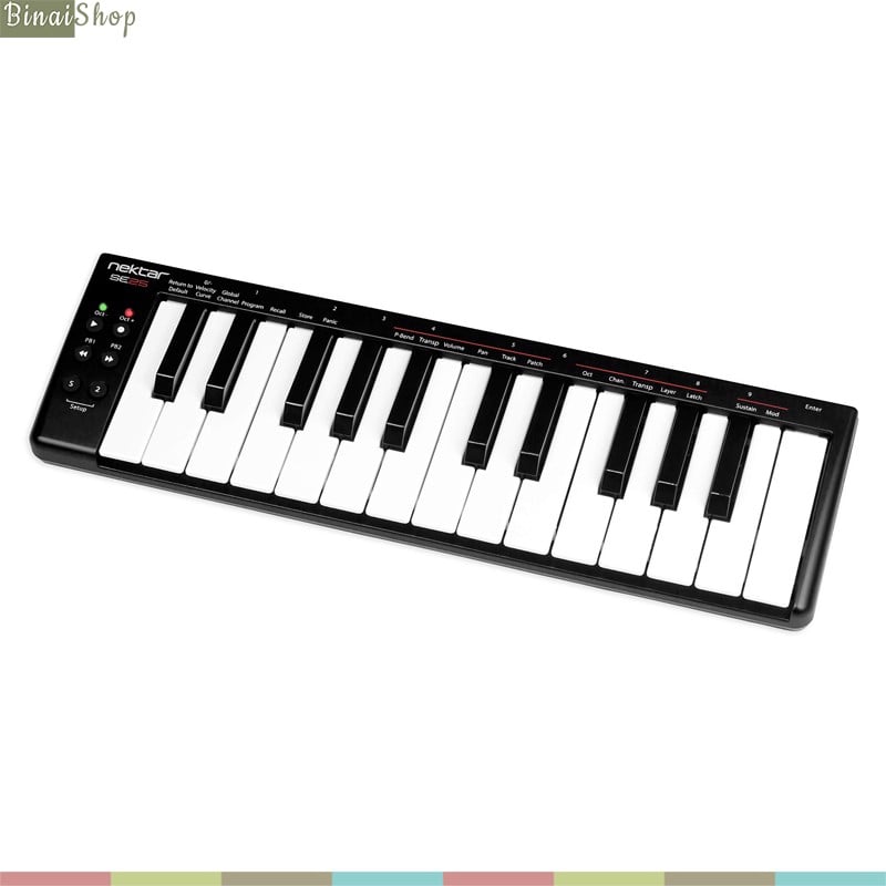 Nektar SE25 - Controller Keyboard MIDI Nhỏ Gọn, 25 Keys, Tặng Bitwig 8-Track Bản Quyền- Hàng chính hãng