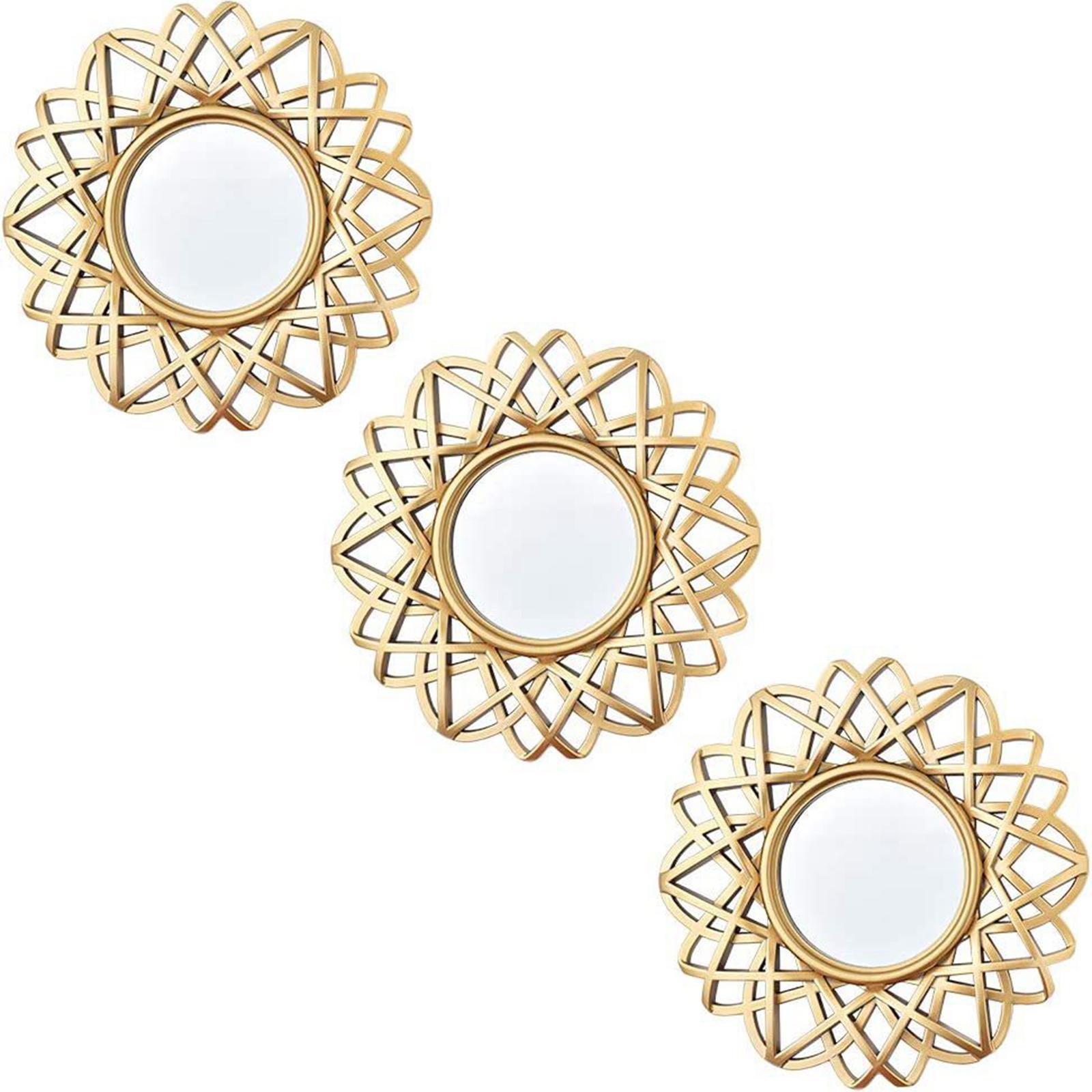 Wall Mirror, Home Decor Decorative Hanging Wall Art for Living Room Bedroom Entryway