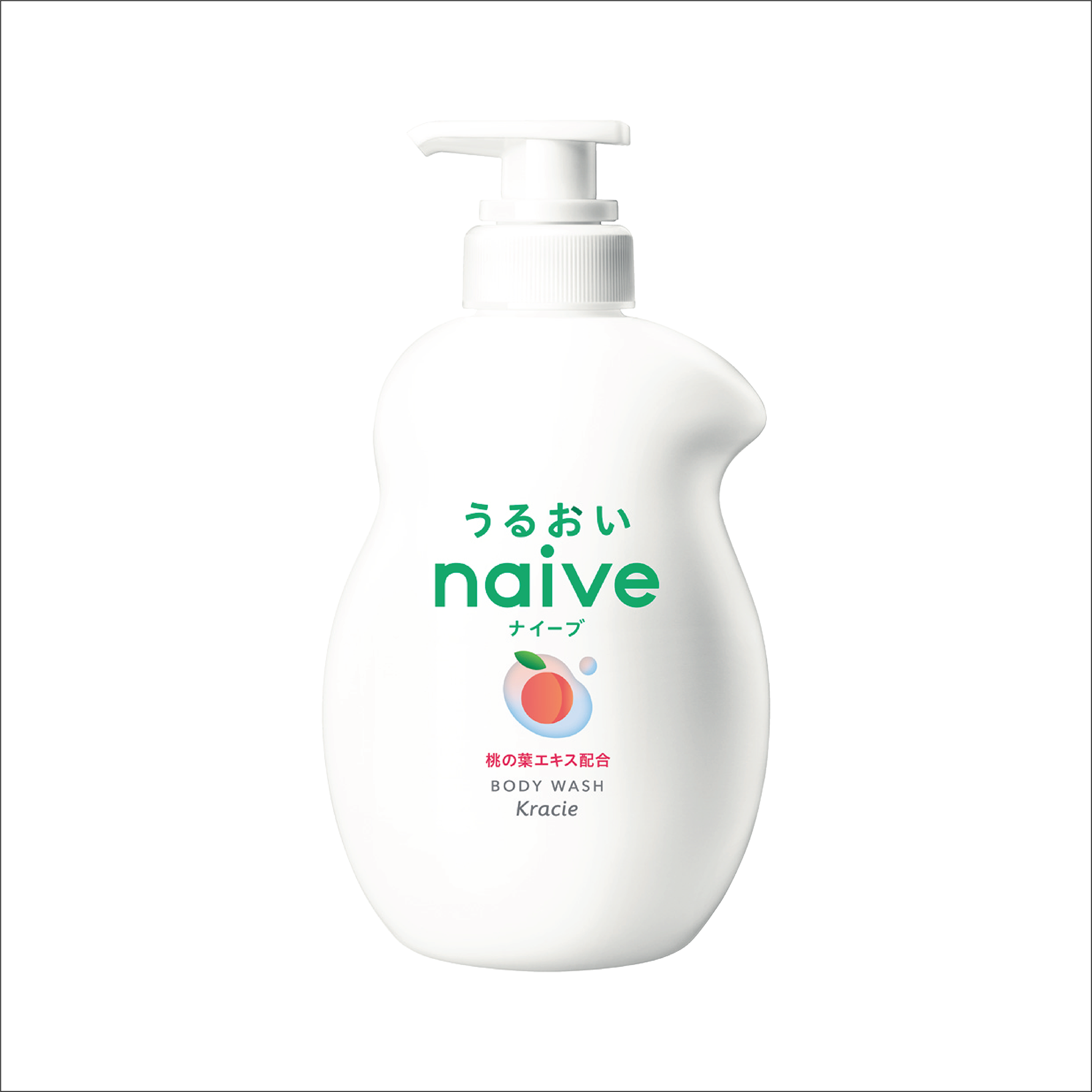 Sữa Tắm Chiết Xuất Từ Lá Đào Kracie Naive Body Wash( Peach Leaf) 530ml