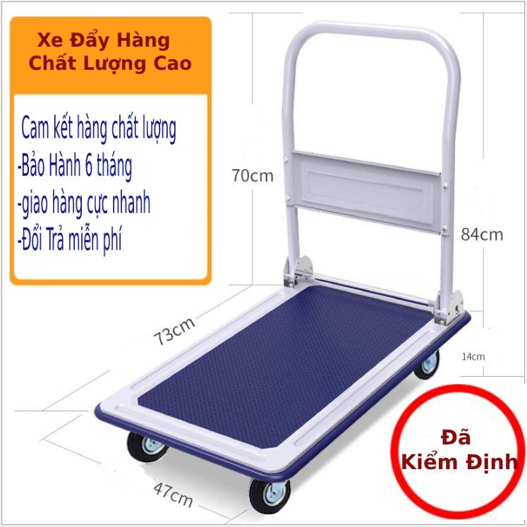 Xe Kéo Hàng, Xe Đẩy Hàng Gấp Gọn Nhập Khẩu Chất Lượng Cao XKT04 Mới