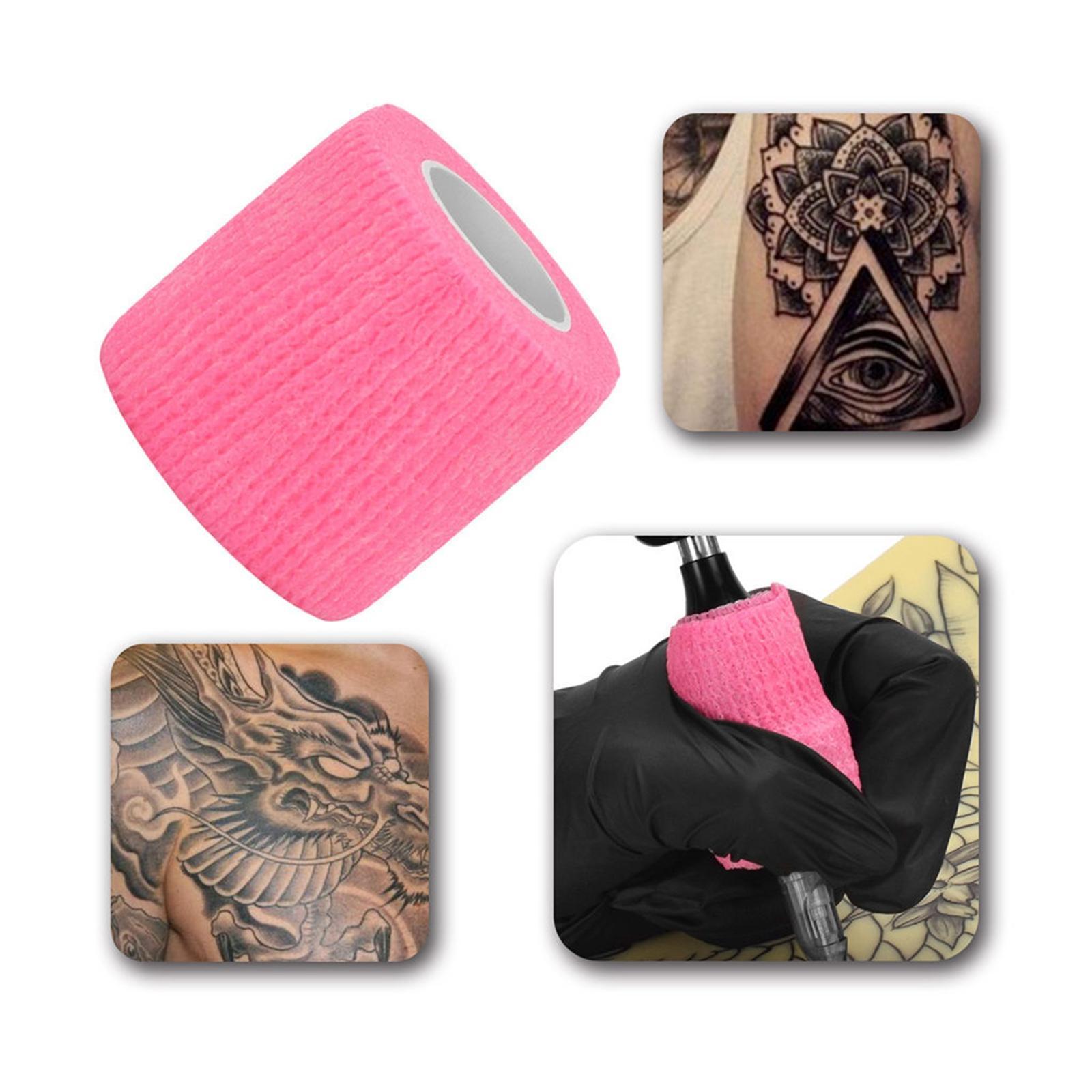 5Pcs Self Adhesive Bandage Wrap, Disposable Athletic Cohesive Bandage Movement Sports Tape for Sprains Swelling Sports Injury Protection