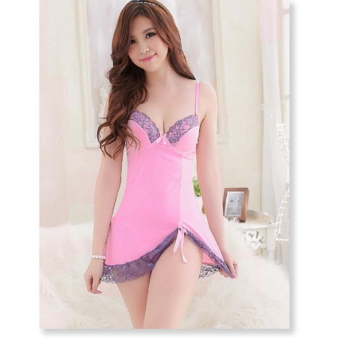 Váy ngủ sexy kèm quần chip - L0136