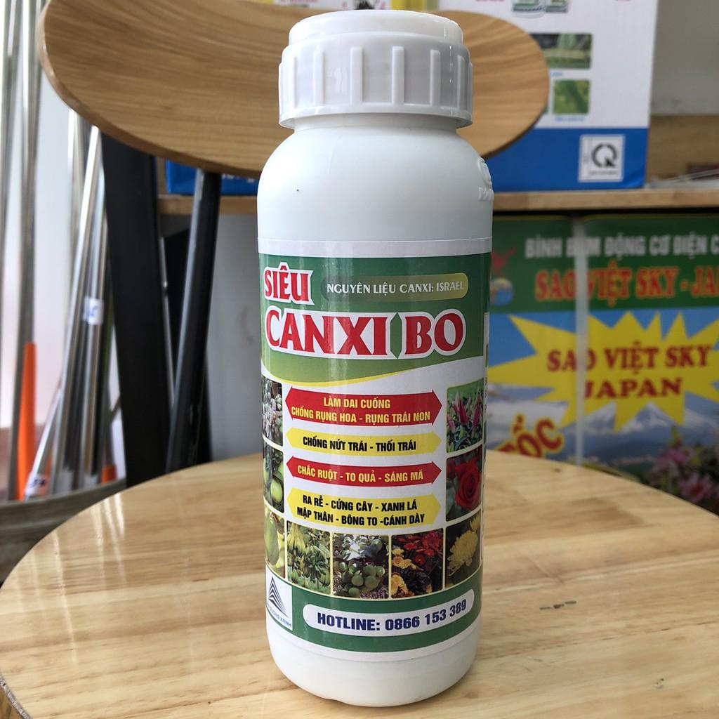 SIÊU CANXI BO làm dai cuống, chống rụng hoa rụng trái, thối trái, cứng cây xanh lá, quả đẹp