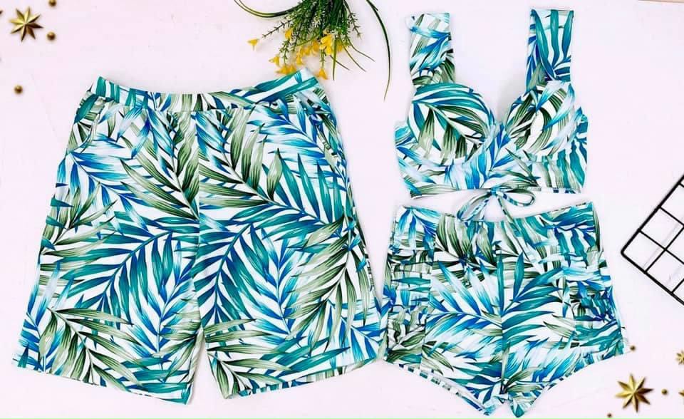 Set Đồ Bơi Nam Nữ 3 Mảnh