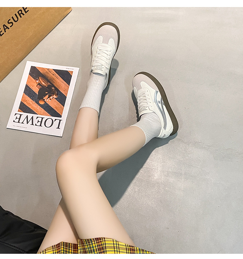 Giày thể thao nữ đế êm nhẹ, thoáng khí đế cao su đúc, chống trơn trượt hạn chế mòn  – GNU2099