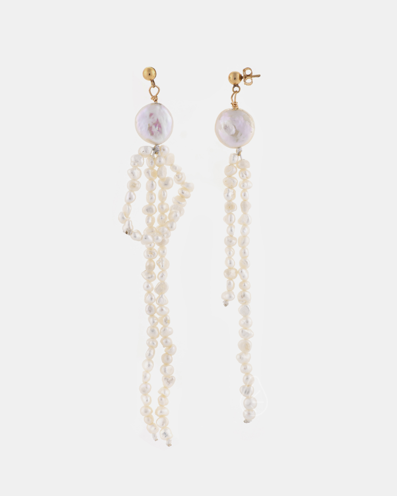 Khuyên tai ngọc trai Spring Tail A SET SOREI