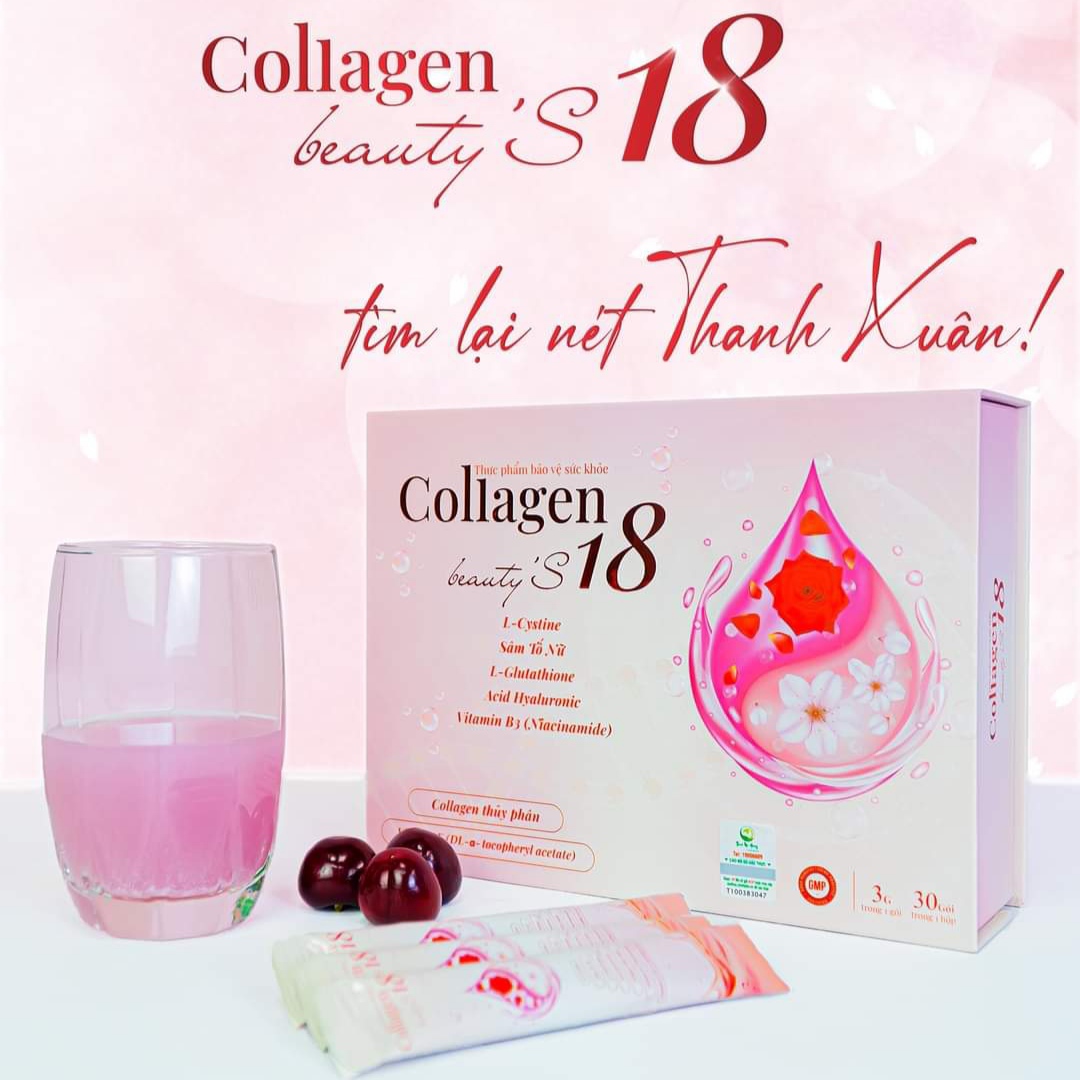 Collagen Thanh Mộc Hương dạng cốm thủy phân chống lão hóa da hộp 30 gói