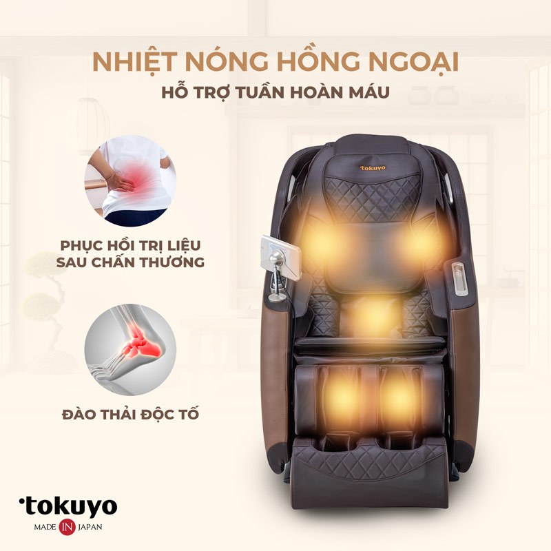 Ghế massage Nhật Bản Tokuyo TC-399