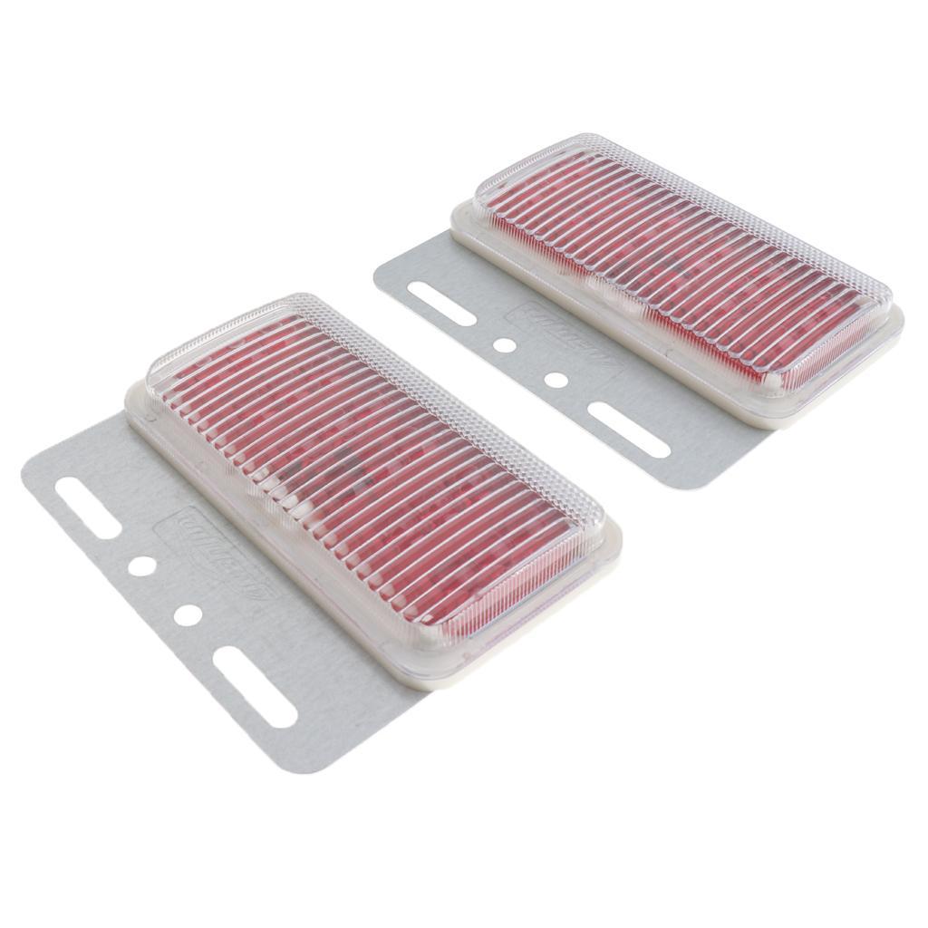 2 Pieces LED Car Trunk Light Side Light Clearance Lamp Trailer Lamp