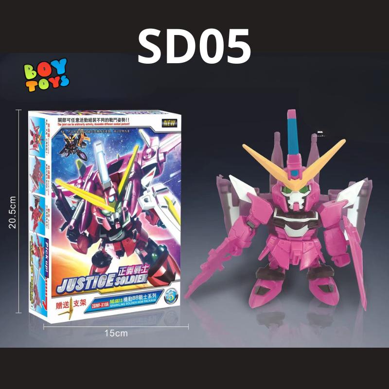 Mô hình lắp ráp GUNDAM mẫu mới SD BB bộ sưu tập Destiny Freedom Thunder Justice Pulse - CLOUDSTOREV2