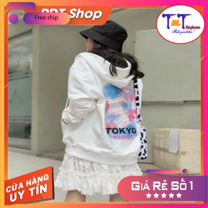 ÁO NỈ UNISEX DÂY KÉO TOKYO'S LOVER|KN08|MIỄN PHÍ ĐỔI TRẢ TRONG VÒNG 7 NGÀY