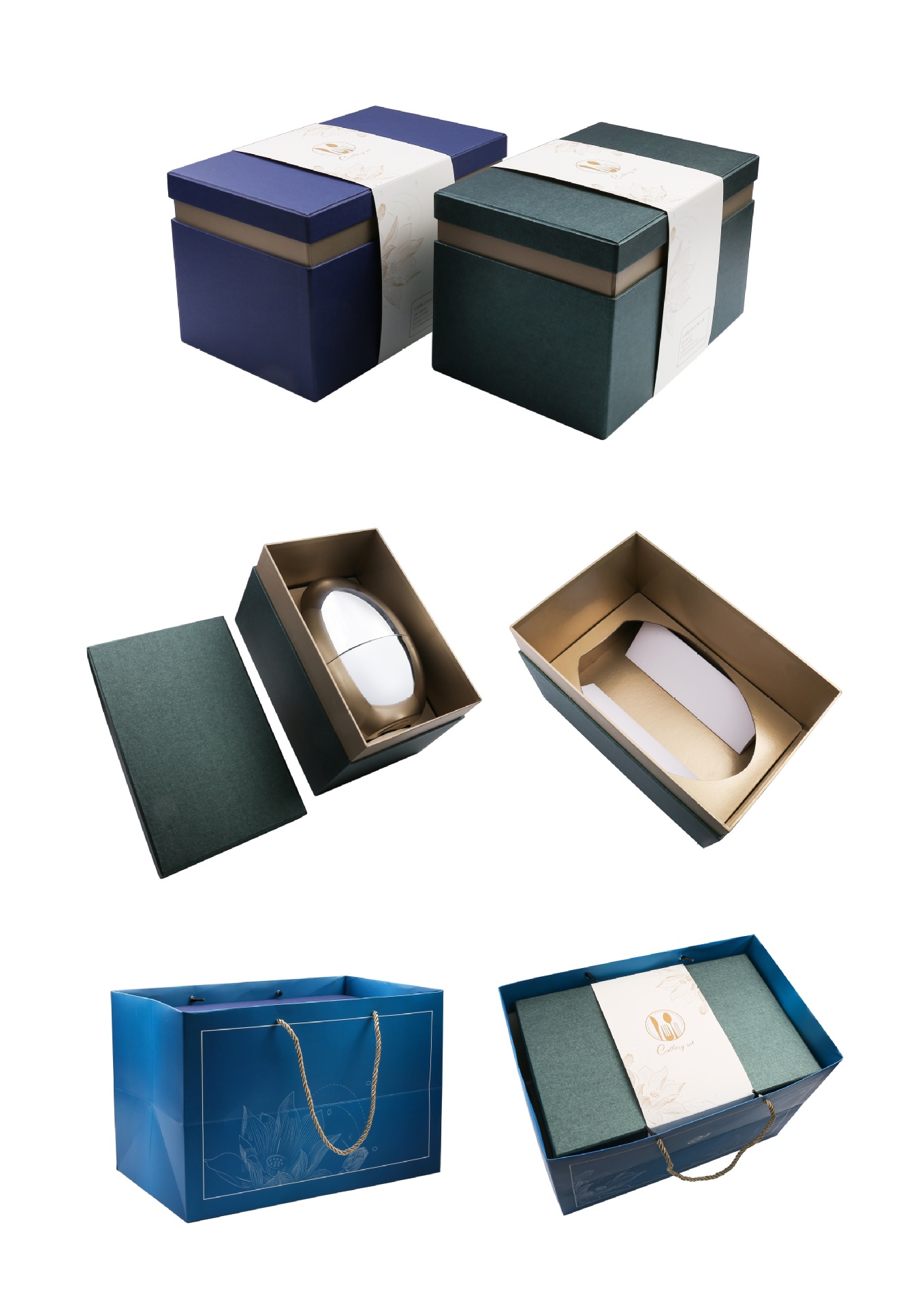 Set trứng đựng 24 muỗng nĩa dao