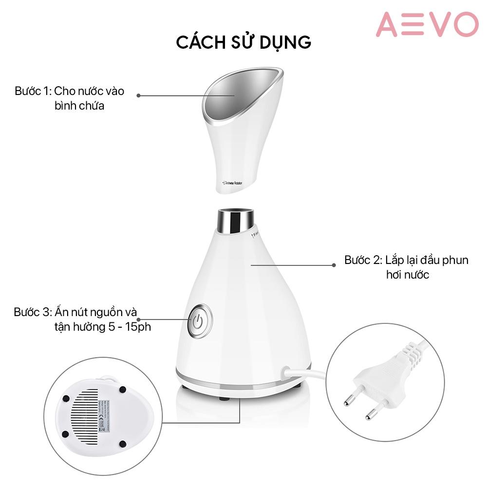 Máy xông mặt AEVO Facial Steamer giúp loại bỏ độc tố, hỗ trợ chống lão hoá, ngừa các bệnh về xoang