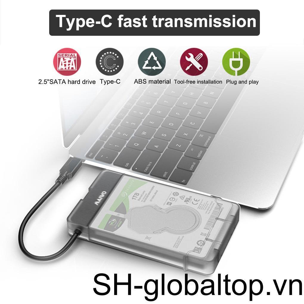 Hộp Ổ Cứng MAIWO K104C USB Type-C Chống Sốc Thay Thế Cho WINDOWS XP Vista / 7 / 8 / 10