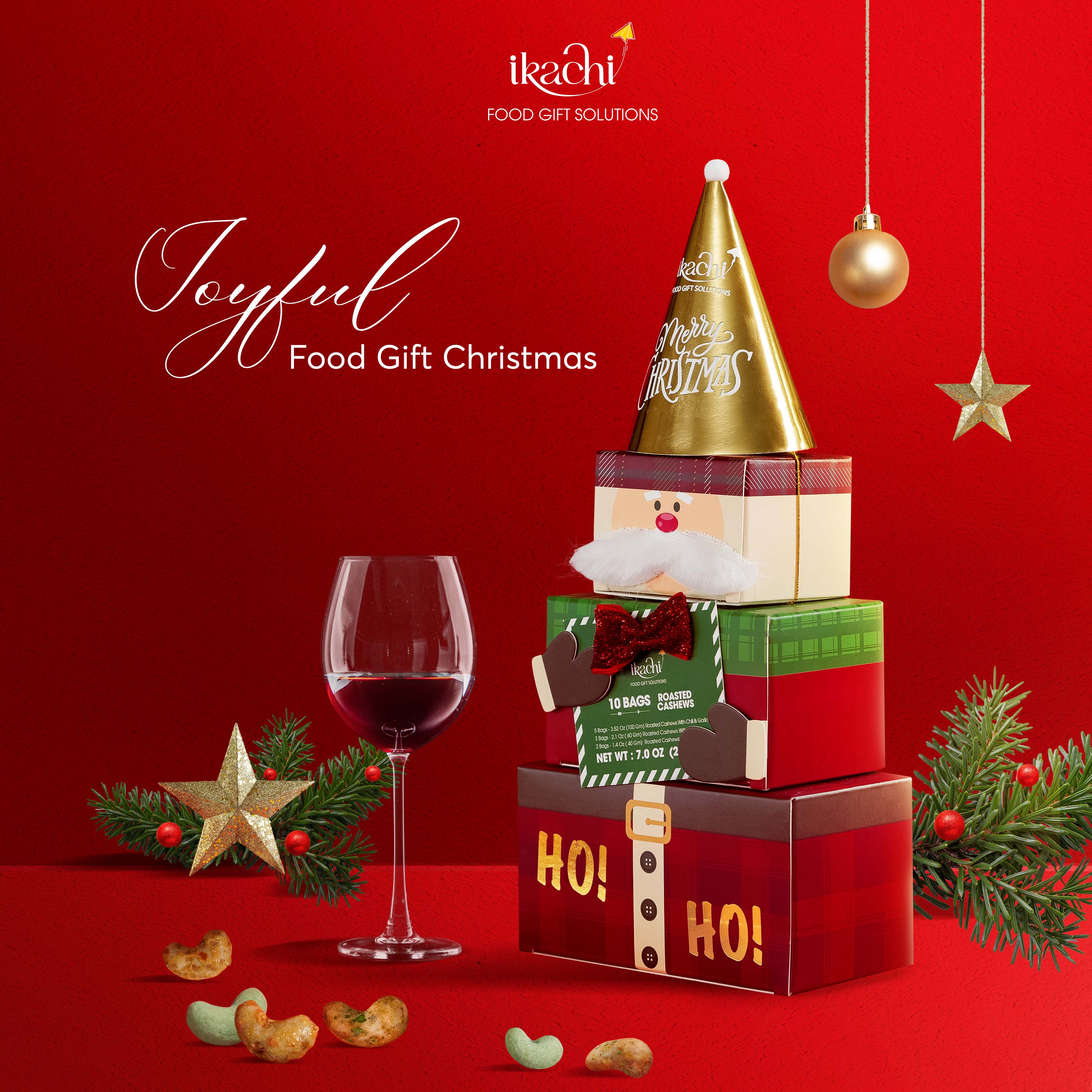 Set Hộp Quà Giáng sinh xanh &quot;Joyful Noel - Ông Già Noel&quot; - Quà tặng Noel ý nghĩa cho gia đình, doanh nghiệp
