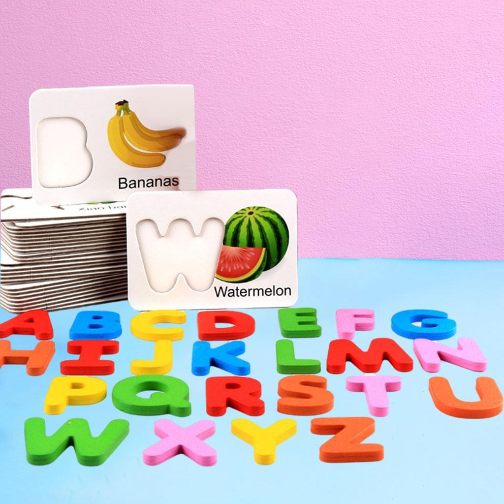 Matching Letter Game Early Educational Toy for Children Birthday Gifts