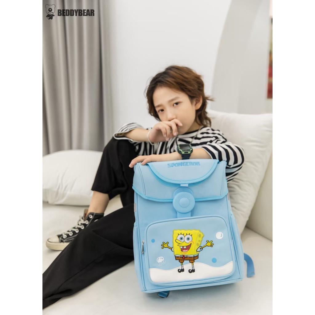 Balo trẻ em tiểu học Beddybear Schoolbag SpongeBob Xanh dành cho Bé từ lớp 2 trở lên - Mã BF-Xanhduong . Chính hãng Beddy Bear