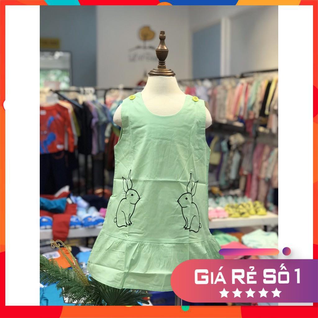Váy thô thêu thỏ size 3-10T