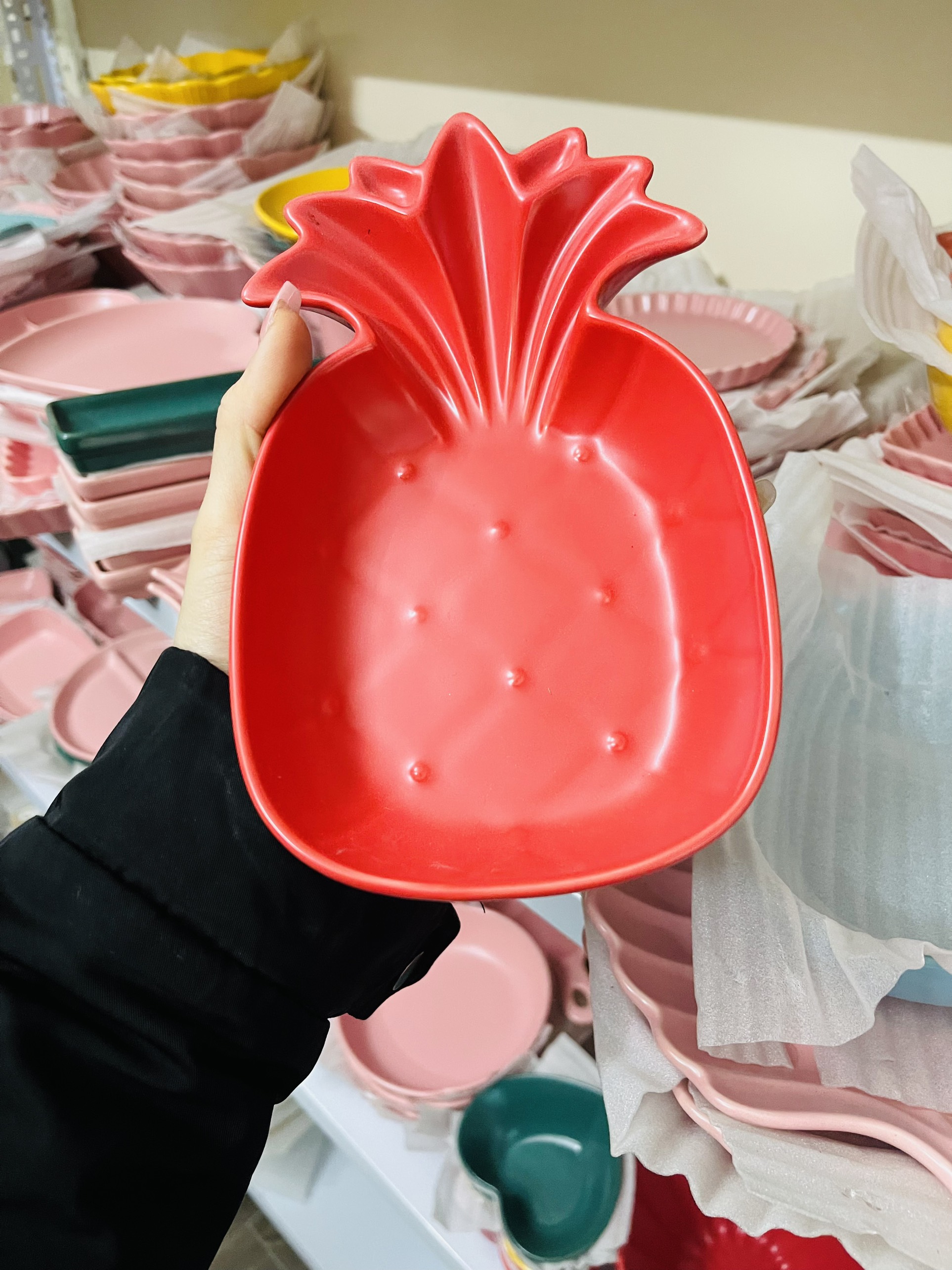 Bát dứa gốm sứ sắc màu