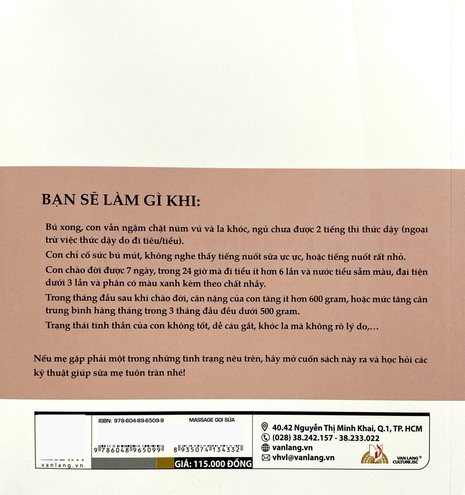 Sách - Massage Gọi Sữa