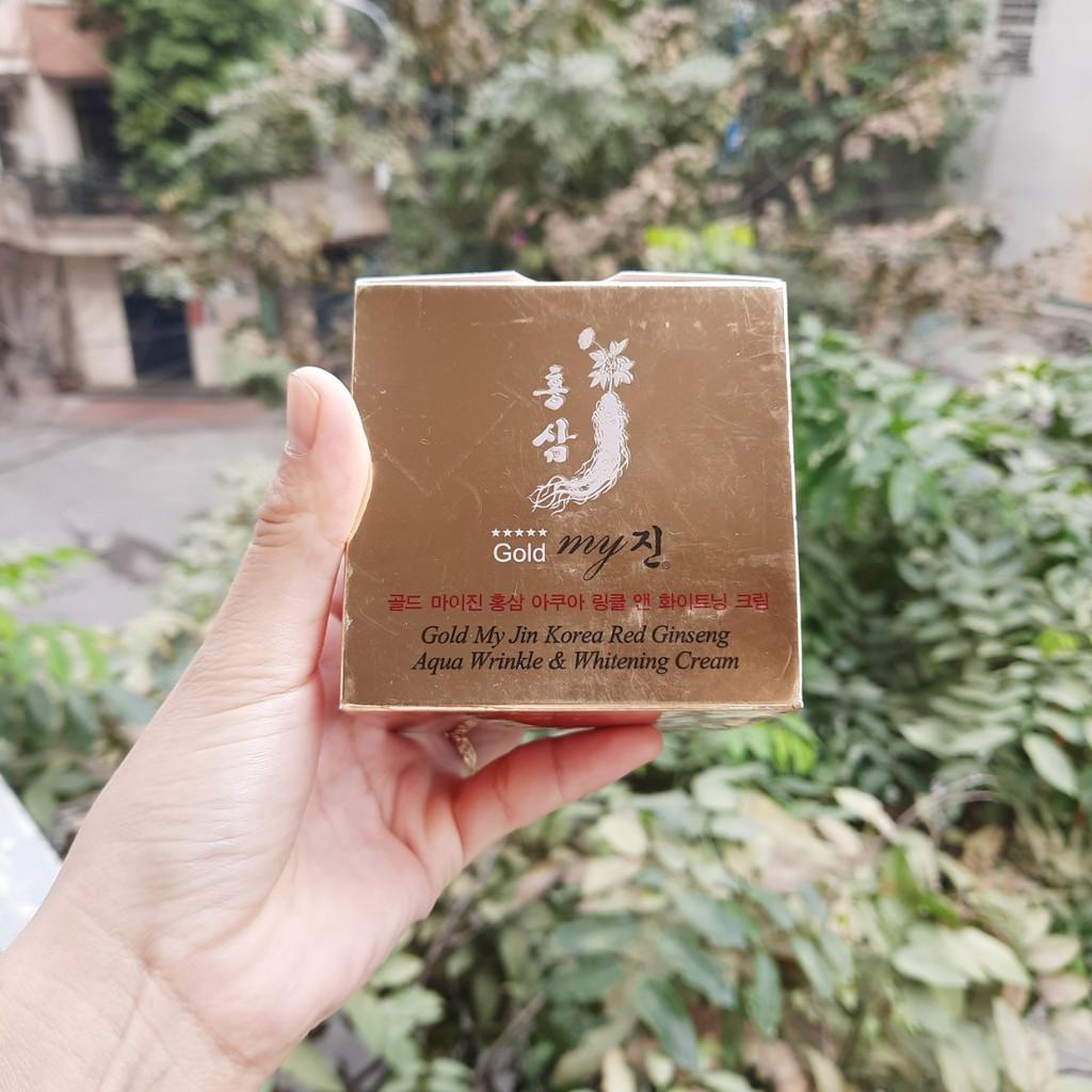 Kem sâm dưỡng da tổng hợp ngày và đêm My Jin Gold Hàn Quốc 50ml