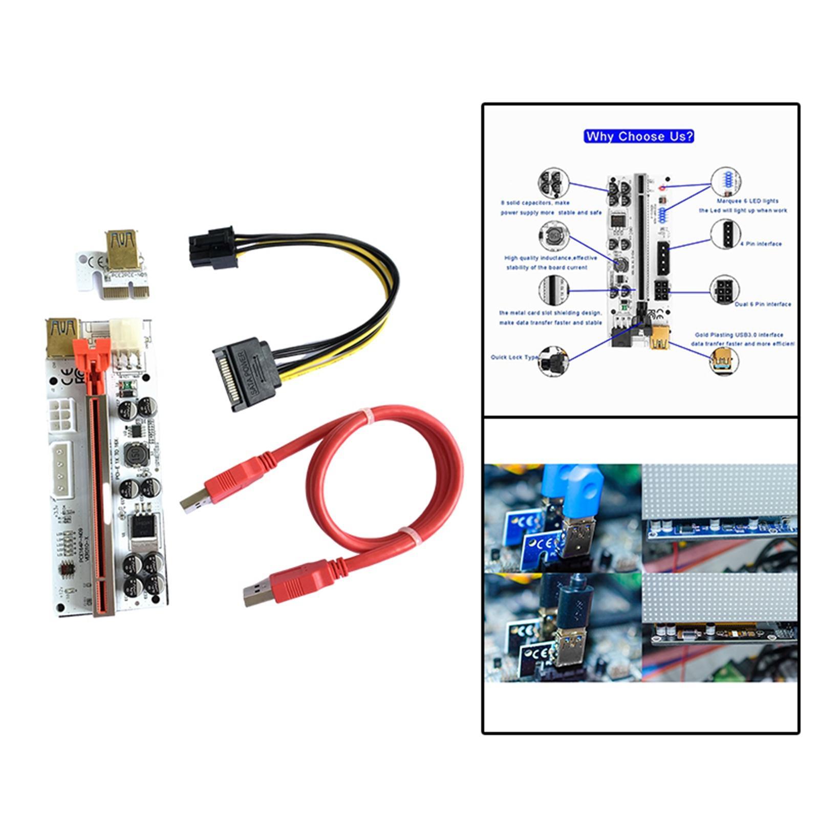 Ver010-X Pci- Card 1x to 16x Extender GPU