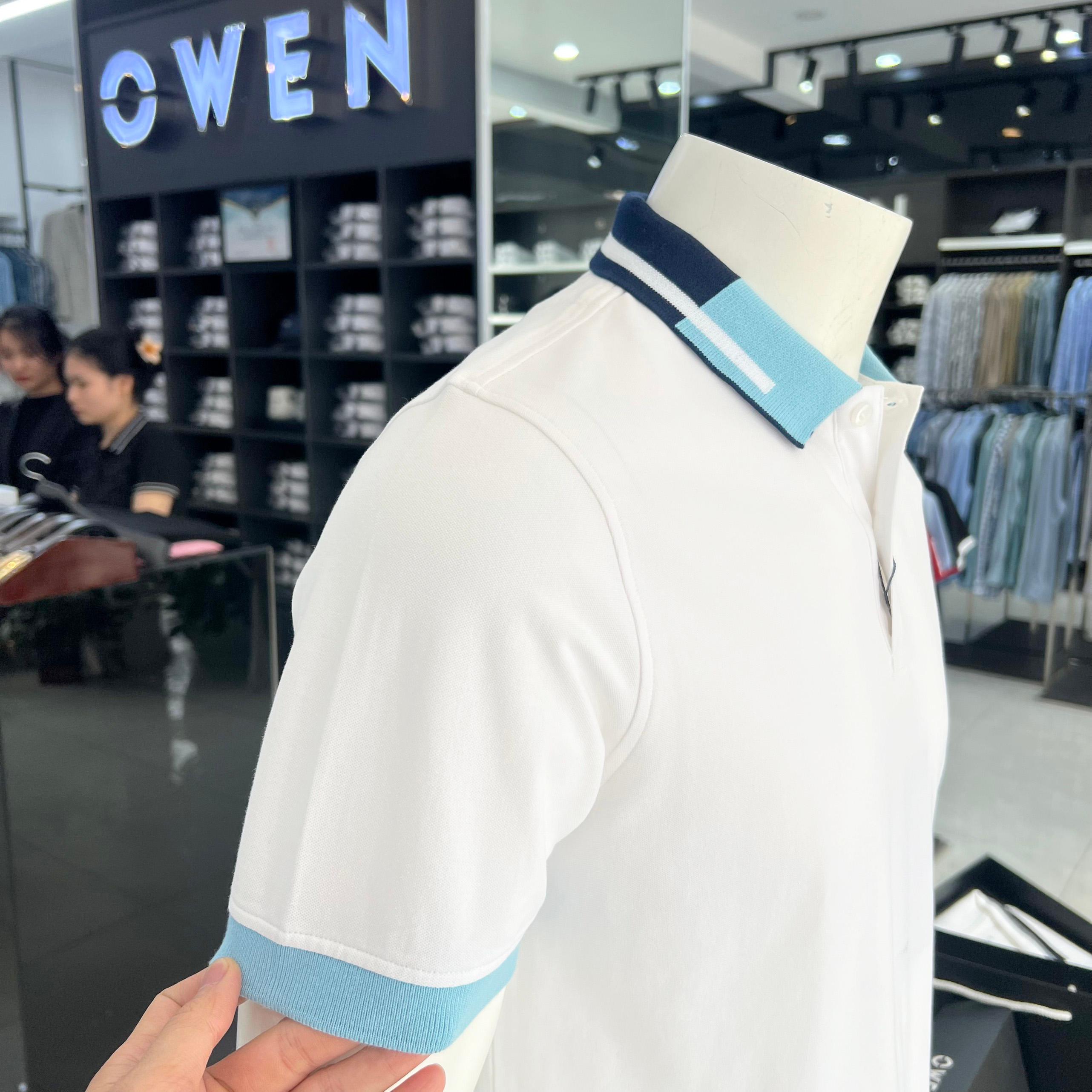 Áo Polo nam Owen cao cấp sợi cotton thoáng mát thấm hút mồ hôi APV233213
