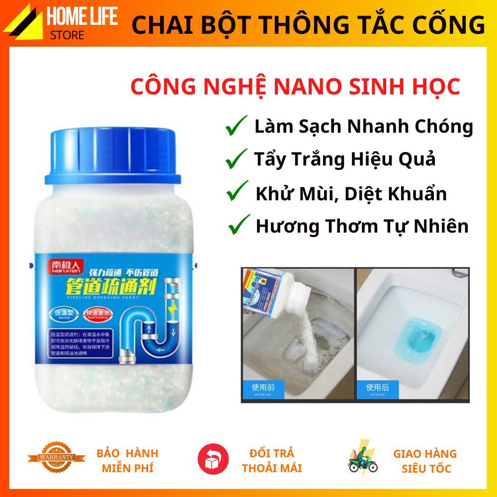 Bột Thông Cống ️  ️ Chai Bột Thông Tắc Cống Thần Thánh Tẩy Rửa Vệ Sinh