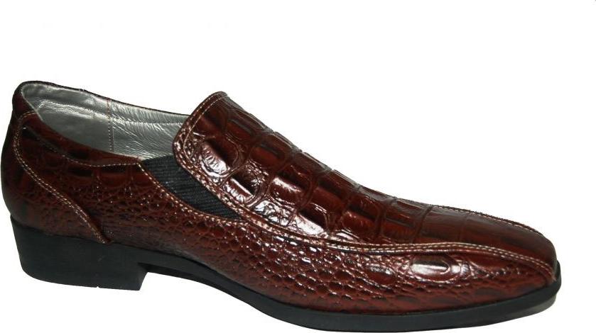 Giày tây da bò thật vân cá sấu .MS:T148