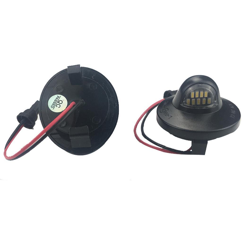 Car Led Rear  Number Plate Light for  1990-1999,