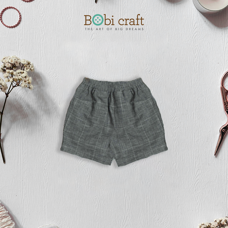 Quần áo trẻ em Bobicraft - Quần short bé trai caro - Cotton hữu cơ organic an toàn